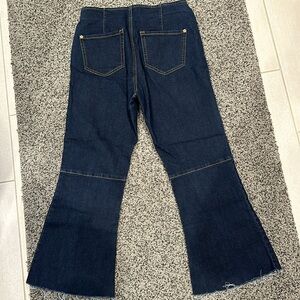 INC Denim Pull on flare jeans